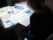 ArtTexture v Praze (Kavárna co hledá jméno) - 3D malování s plastickou texturou