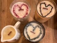 Workshop výroby sojové svíčky + masážní/čajovky - workshop plný barev a vůní