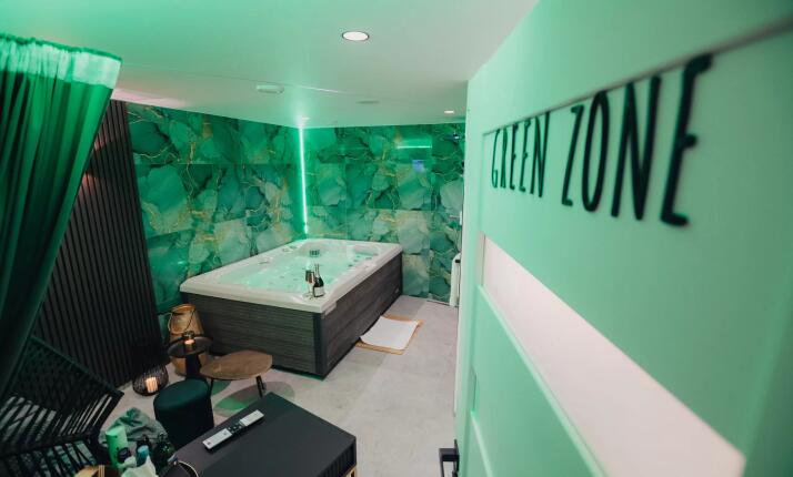 GREEN ZONE - Privátní wellness s vířivkou bez sauny - RELAX+ balíček