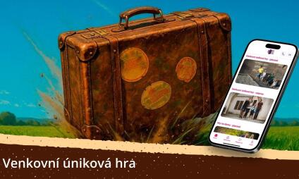 Venkovní hra - Kufr spadlý z nebe