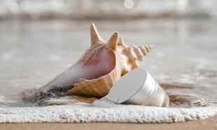 Bathing in sea water