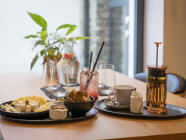 Snídaně v Lázeňské kavárně