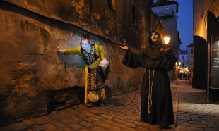 Za strašidly staré Prahy podhradím až na Hrad