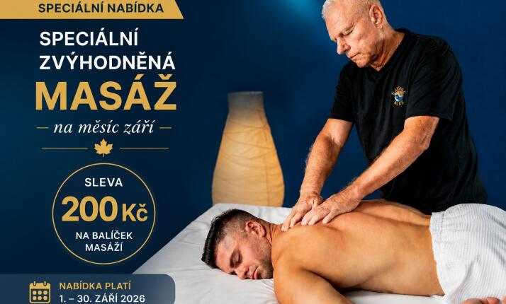 Vorteilhaftes September-Paket mit zwei Massagen