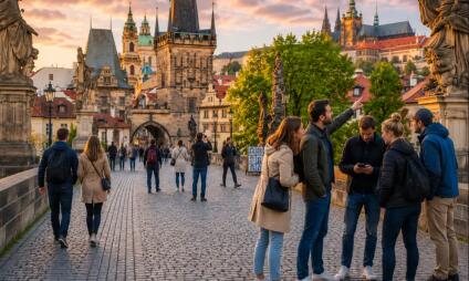 Venkovní hra Praha - Karlův most