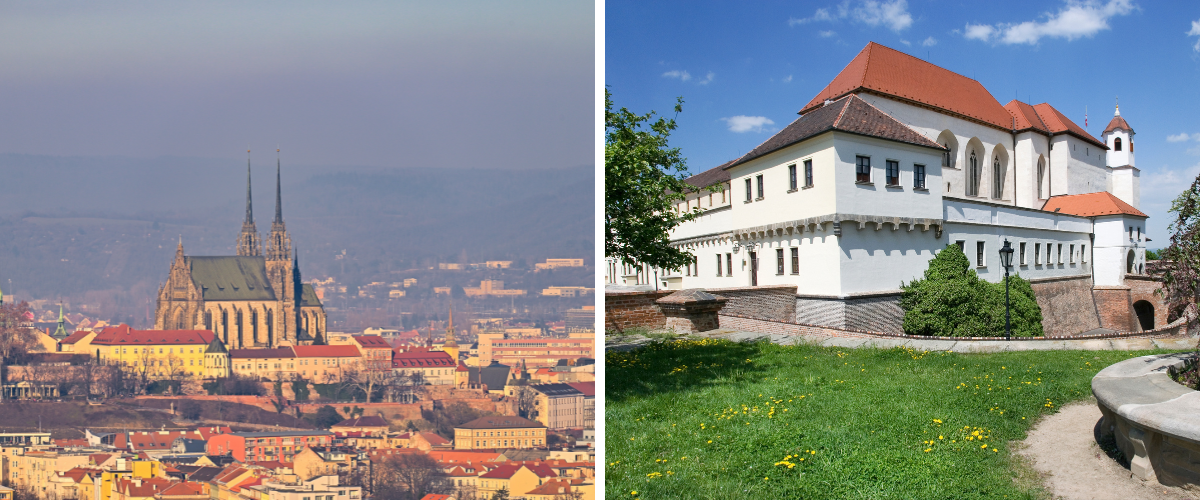 katedrála sv. petra a pavla a špilberk